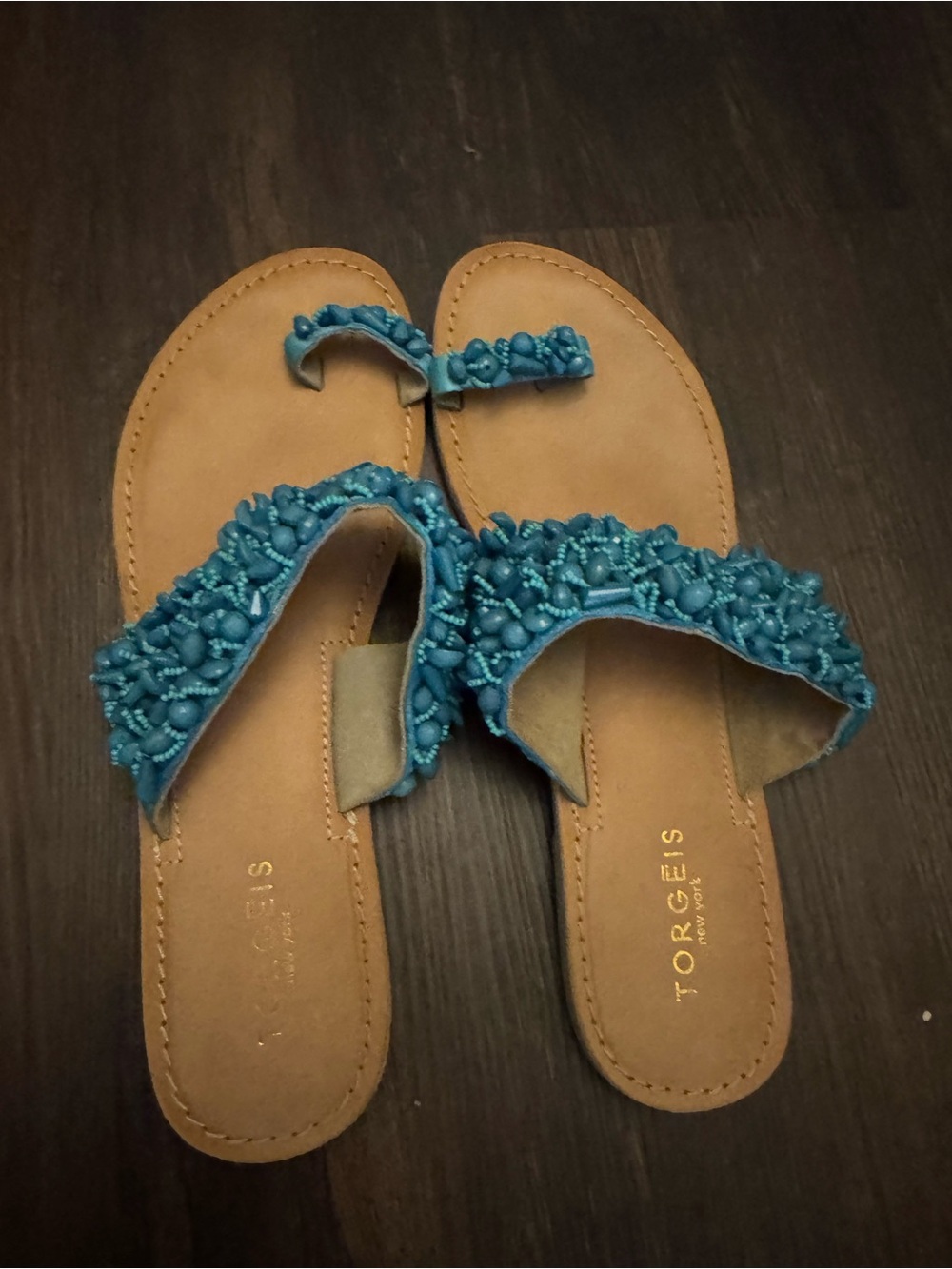 Torgeis New York Blue Sandals